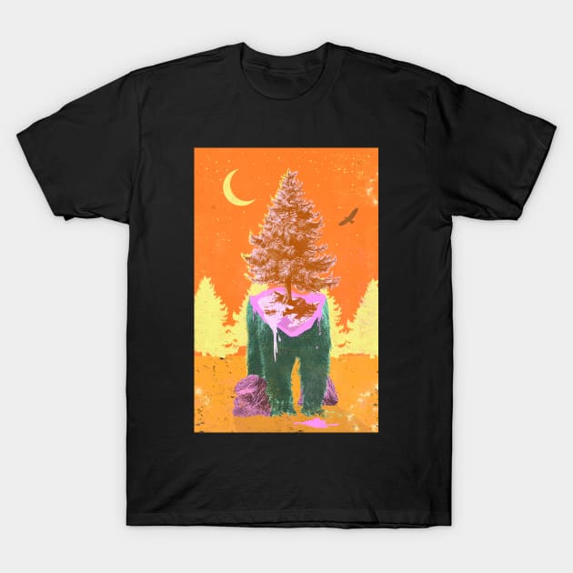 TREE BEAR T-Shirt by Showdeer